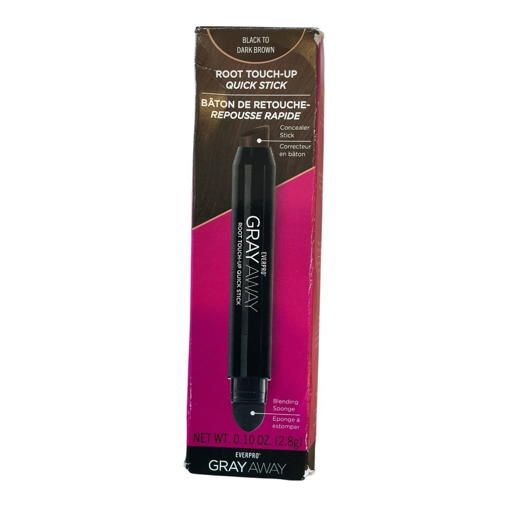 Everpro Gray Away Root Touch-Up Quick Stick – Black to Dark Brown
